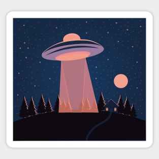 UFO unidentified flying object Sticker